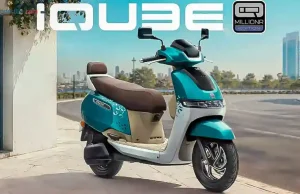 1 Juta Unit Terjual, TVS iQube MillionR Edition Punya Warna Spesial dan Laci Depan!