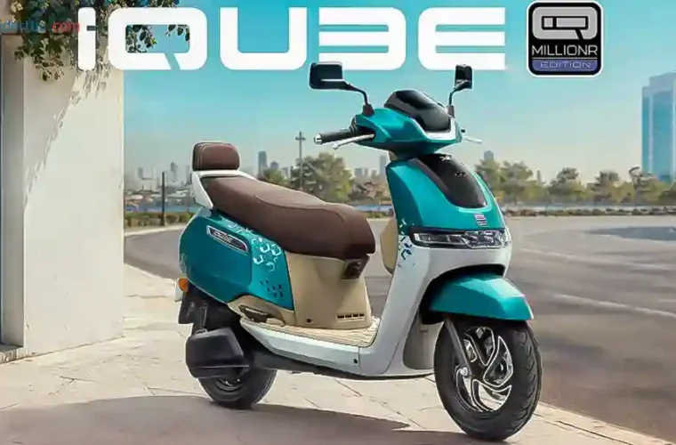 1 Juta Unit Terjual, TVS iQube MillionR Edition Punya Warna Spesial dan Laci Depan!