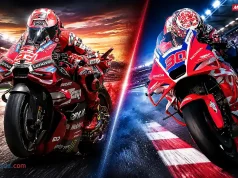 Honda Memasang ‘Kloningan’ Aero Ducati GP26 pada Motor Honda RC213V Takaaki Nakagami di Tes Twin Ring Motegi Takaaki Nakagami - Marc Marquez